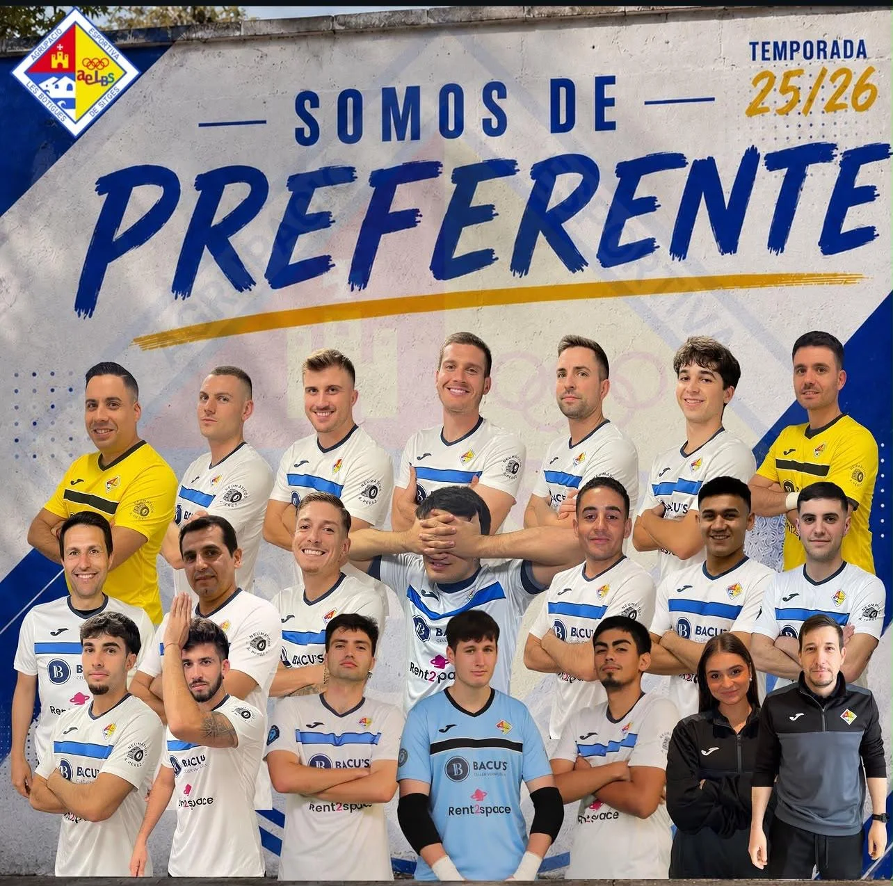 Equipo A.E. Les Botigues de Sitges, temporada 25/26 — patrocinado por Pneumàtics A. Pérez